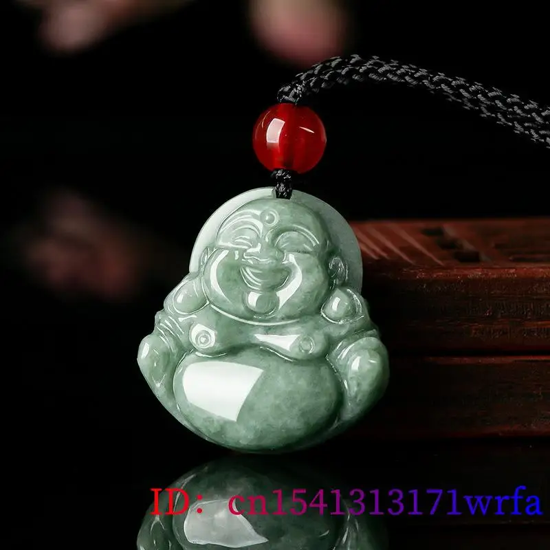 녹색 버마어 경옥 펜던트 보석 여성을위한 선물 목걸이  - Necklaces 리뷰 및 가격
