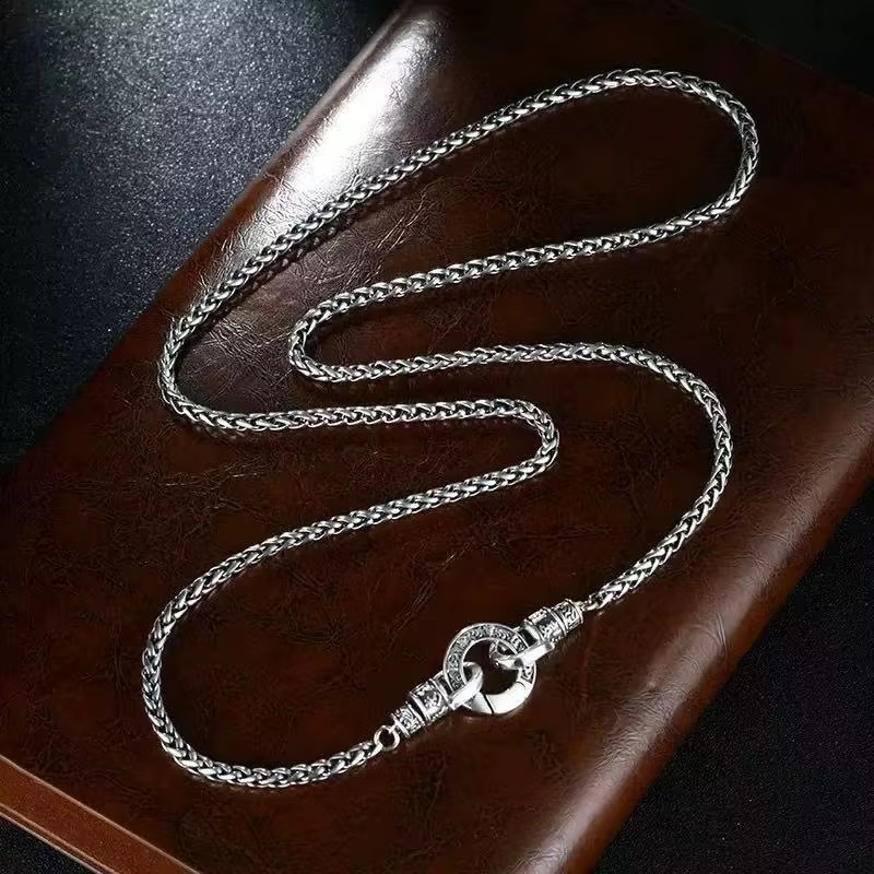 새로운 925 스털링 실버 소재의 남녀 공용 패션 목걸 - 925 Sterling Silver Chain Necklace Men 리뷰 및 가격
