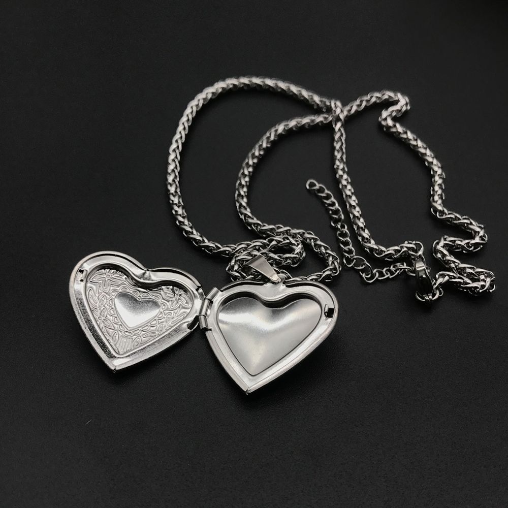 패션 사진 로켓 목걸이, 하트 모양 펜던트, 연인을 위 - Heart Locket Necklace Photo 리뷰 및 가격