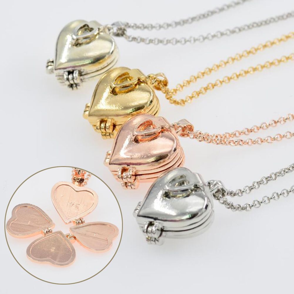 패션 사진 로켓 목걸이, 하트 모양 펜던트, 연인을 위 - Heart Locket Necklace Photo 리뷰 및 가격